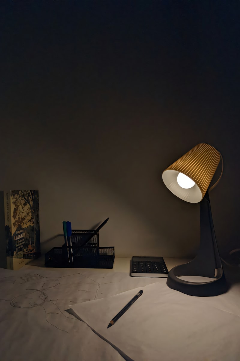 Minimalist developer workstation background (mobile)