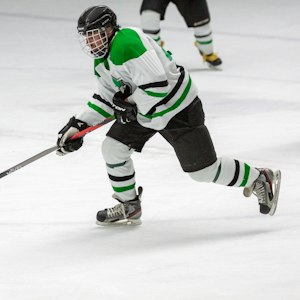 Jersey type factor: game, practice and goalie hockey jerseys side by side