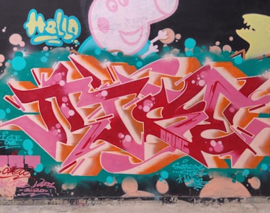 Printed digital mural on a studio wall