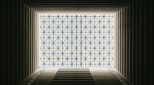 Minimal portfolio website grid