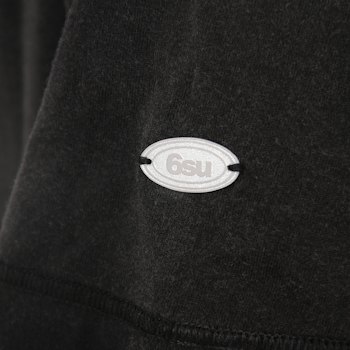 Sublimation close-up: a gradient print sitting inside the jersey knit
