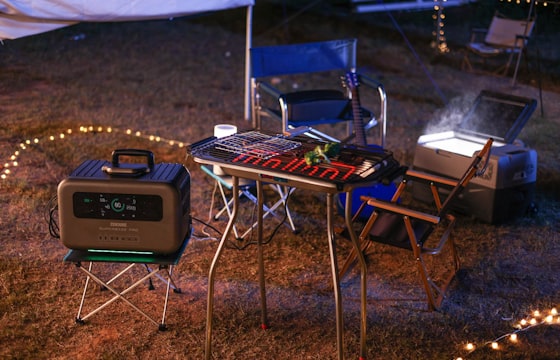 Carp rig setup on the bank