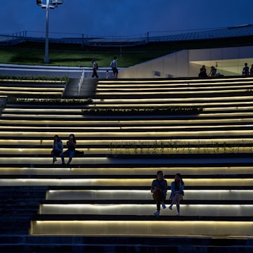 Stadium at night
