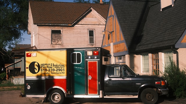 Vintage video production frame