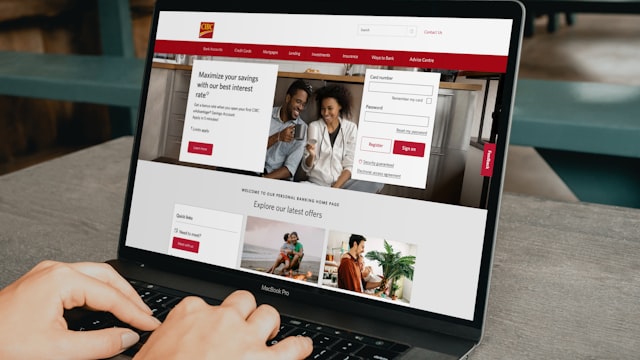 Vintage-inspired website layout