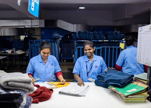 Runfish Apparel production line in Guangzhou factory