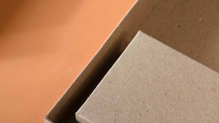 The physical sample in a parcel — built on the same lines, from the same fabric stock, as the bulk that follows it