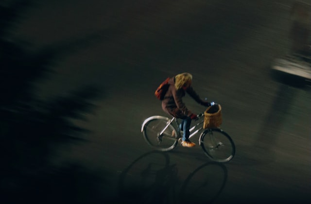 Night cycling reflective warmers high visibility