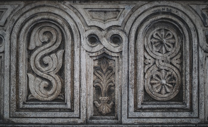 Stone carved ornament