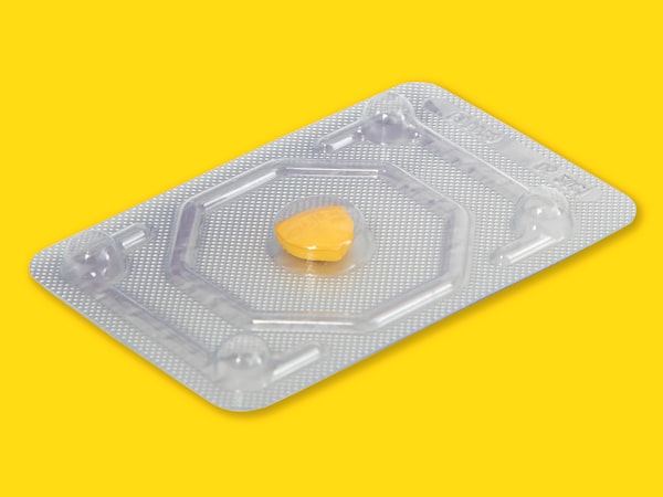 Recycled-content trays