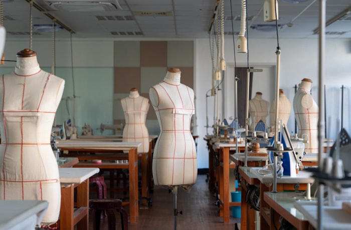 Equestrian apparel production floor