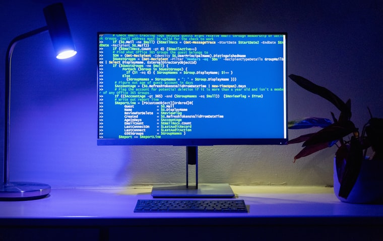 Coding setup with multiple screens