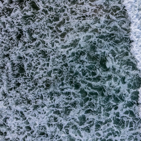 Water wave wig texture closeup