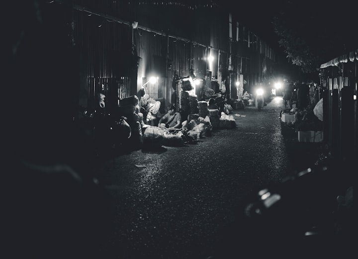 Night street film still