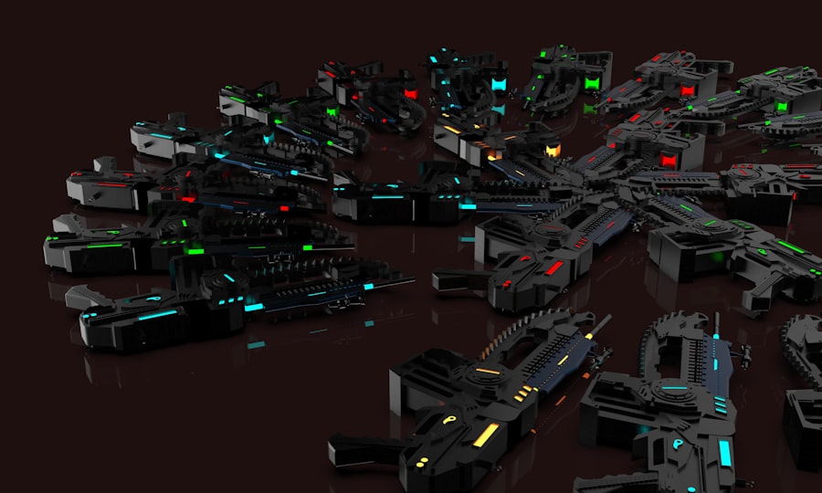 Sci-fi action prototype screenshot