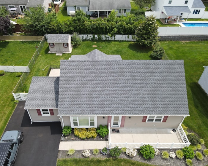 Roof installation project