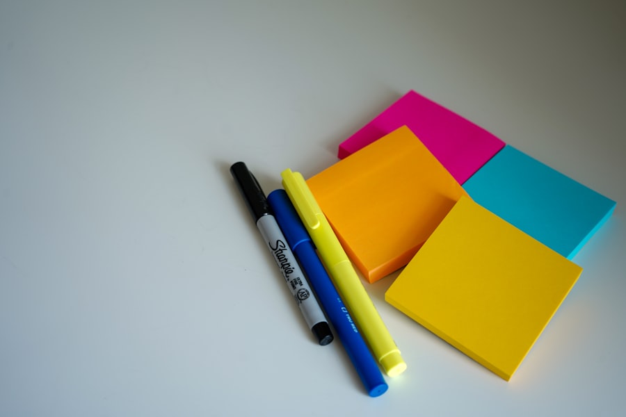 Brainstorm sticky notes