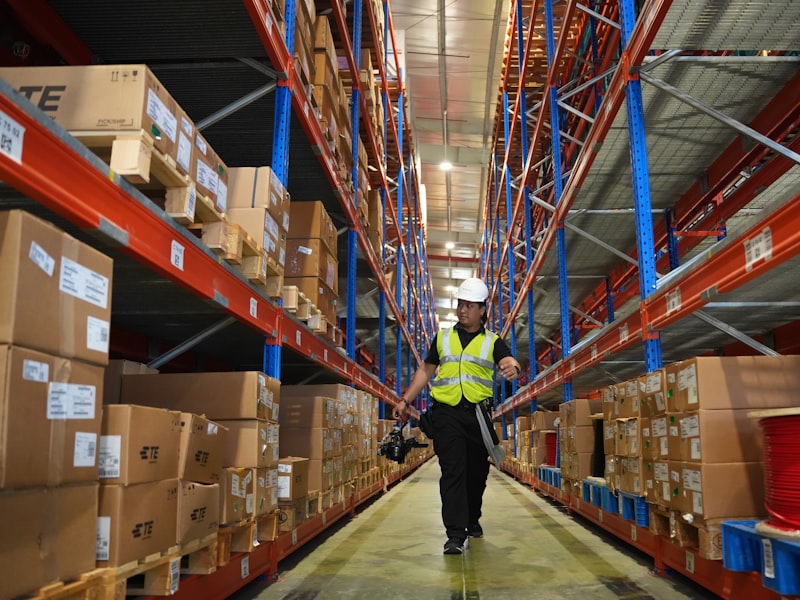 Materialfluss im Lager