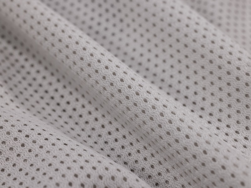 Mesh polyester — the ventilated base for side inserts and hockey sock bodies