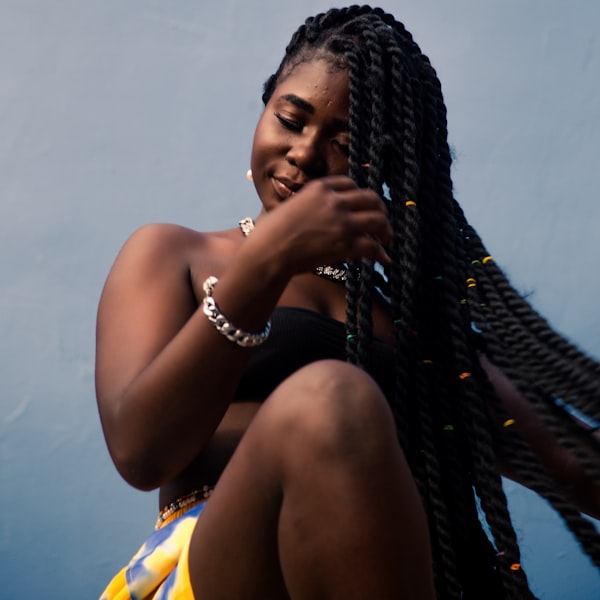 Twist braided wigs — Senegalese twist style with two-strand texture