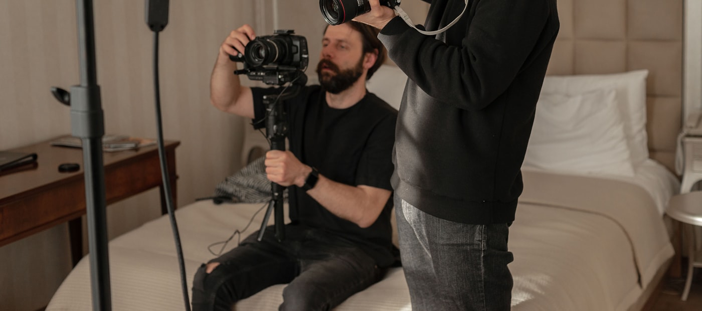 Corporate film shoot