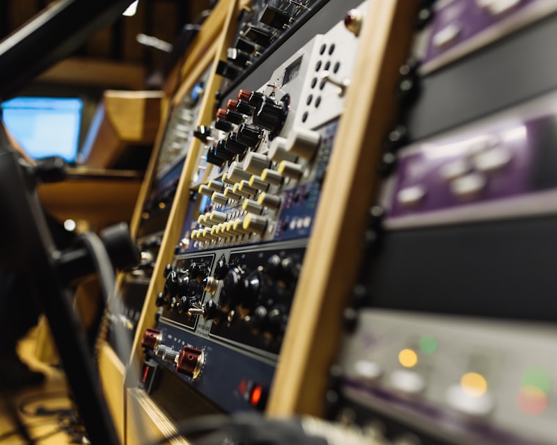 David Kim, Sound Engineer professional portrait in recording studio