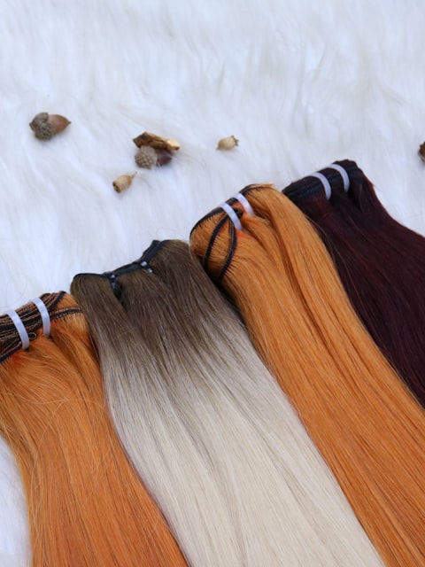 Synthetic kinky straight headband wig bulk