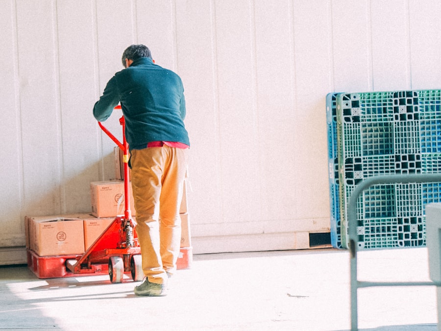 Teamwear stock staged for dispatch — distributors carry the hockey goalie cut across the full size run