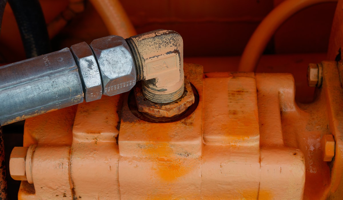 Industrial mining equipment in operation