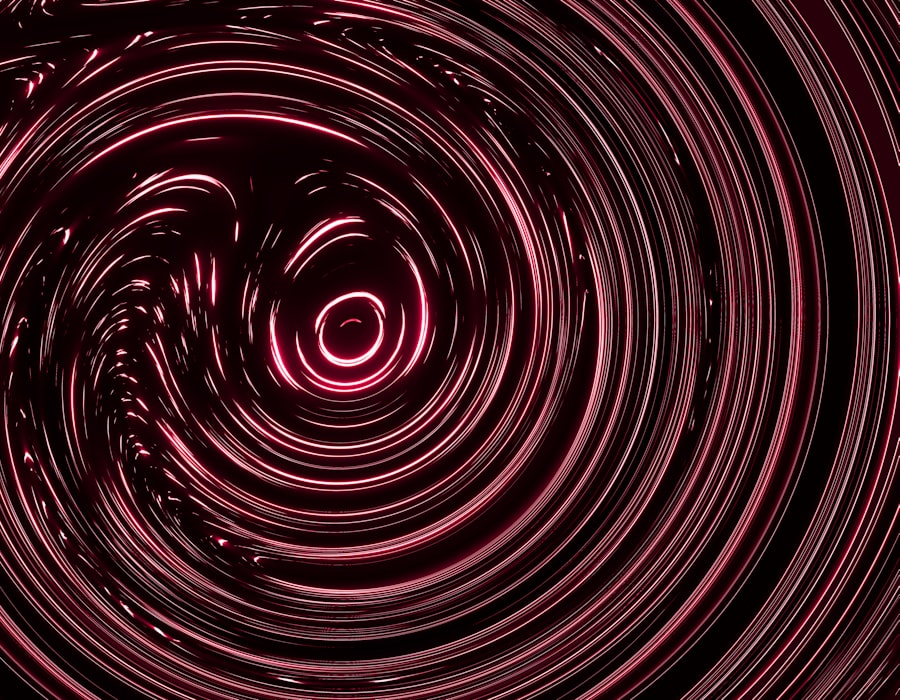 Ilustración de fibra óptica