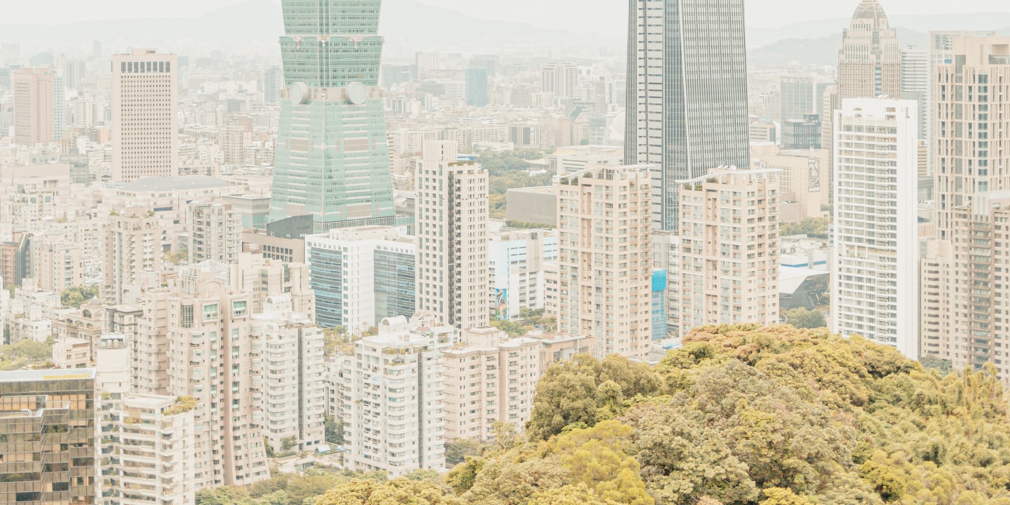 Professionals in a Taiwan business meeting