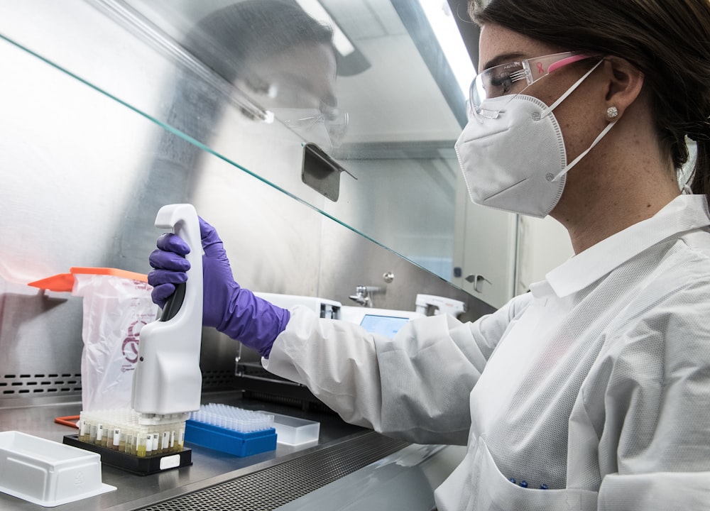 A third-party laboratory running color fastness, shrinkage, and pilling tests on finished garments