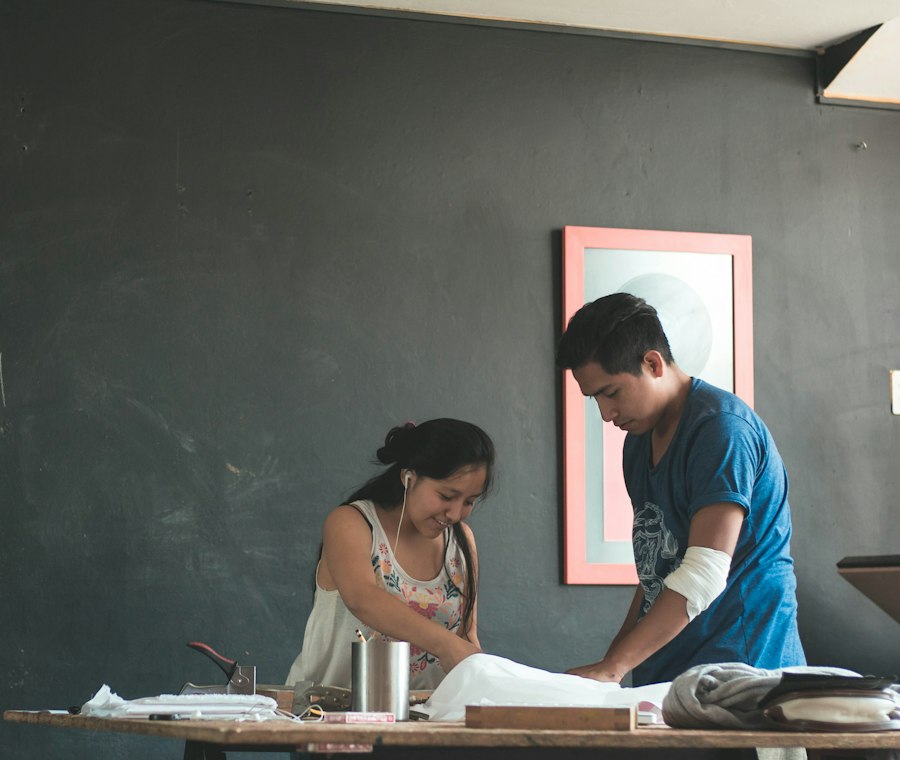 Academic mentor supporting a student