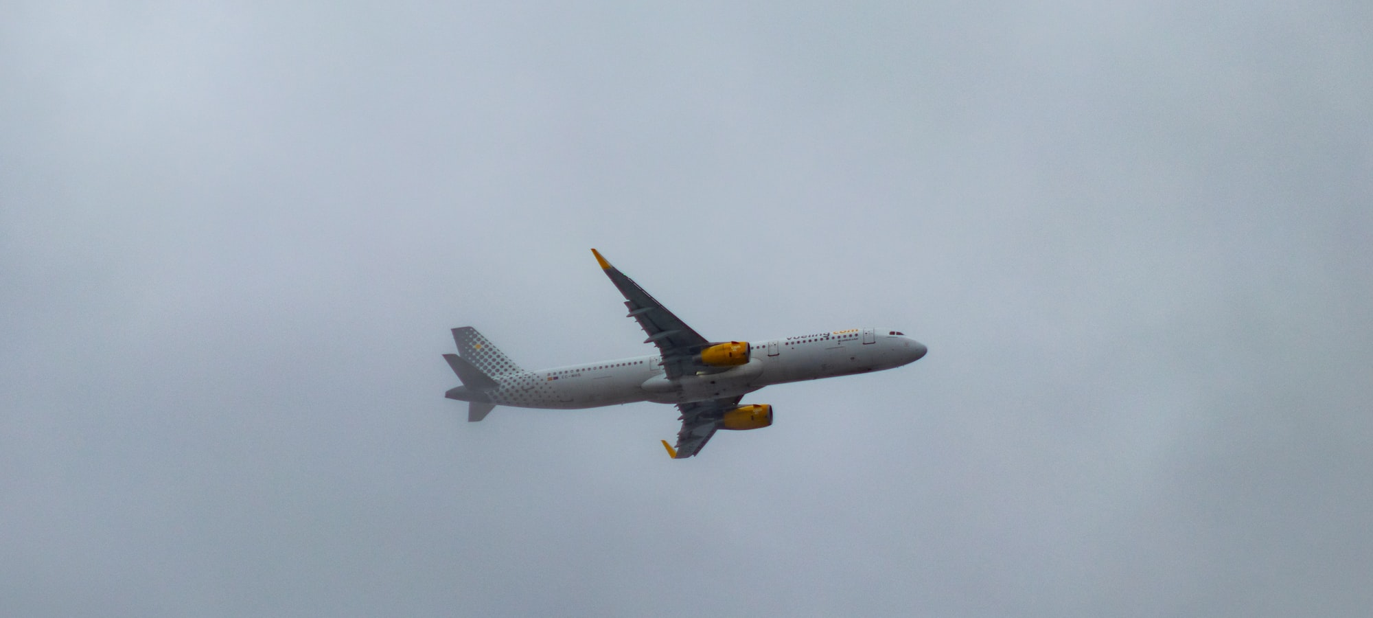Cielos azules con avión