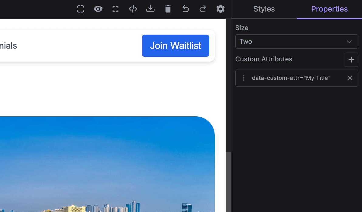 Traits default position