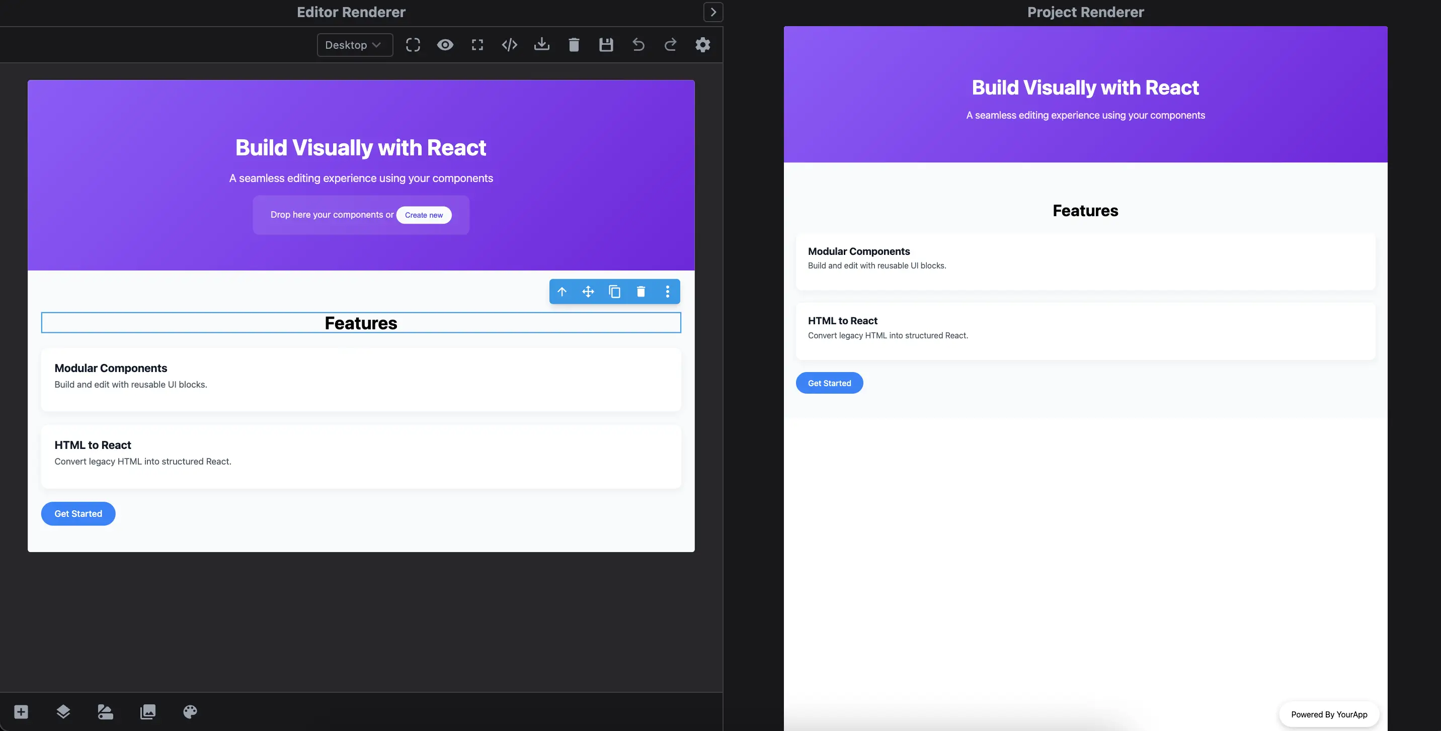 React Renderer plugin